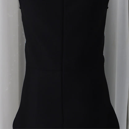 Black Geometric Pattern Dress