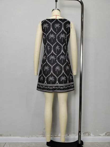 Floral Embroidery Dress