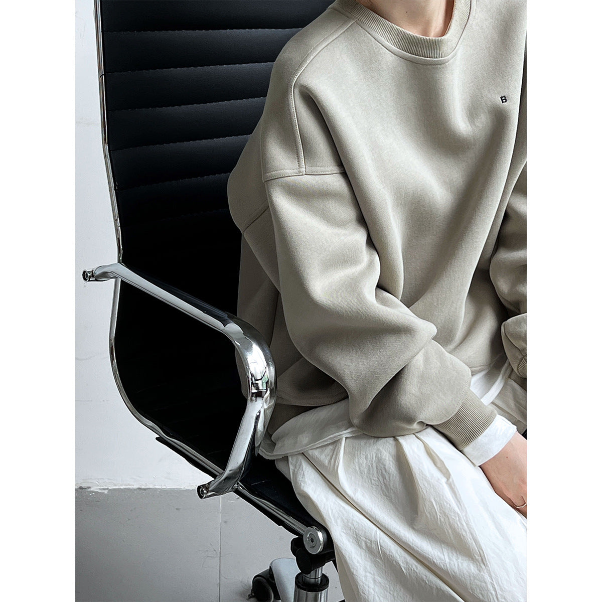 Blenheim Lazy Cotton Pullover Sweatshirt