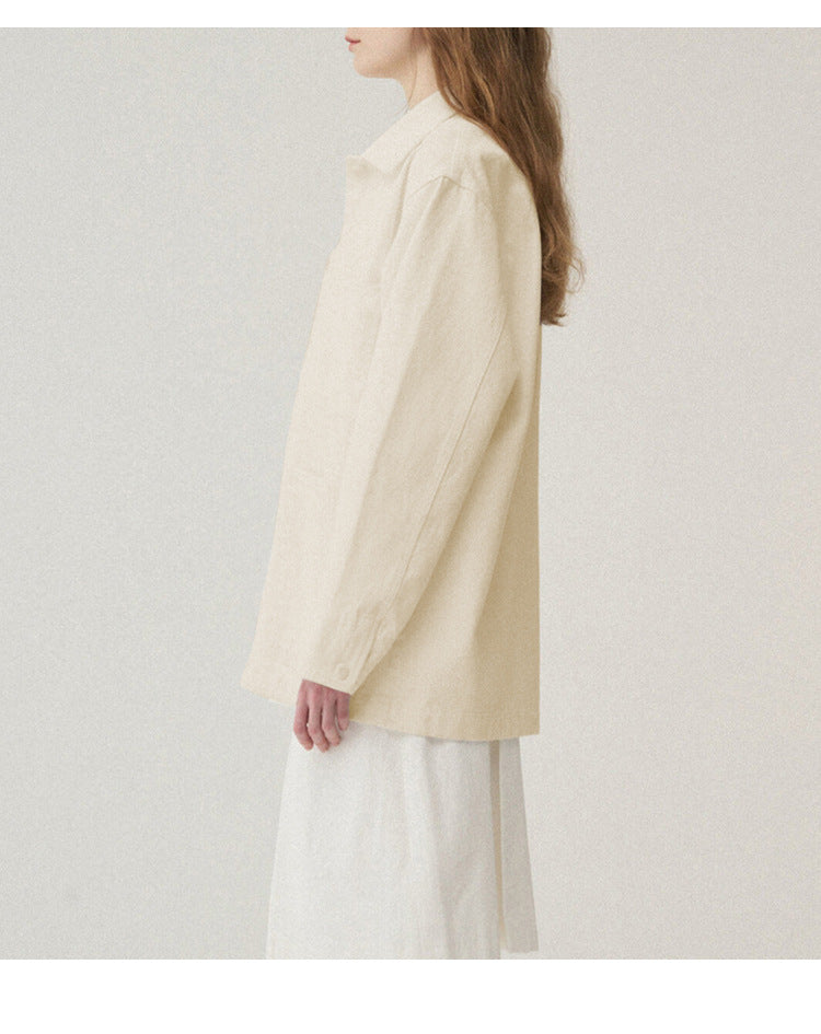 Twill Cotton Long Sleeve Shirt