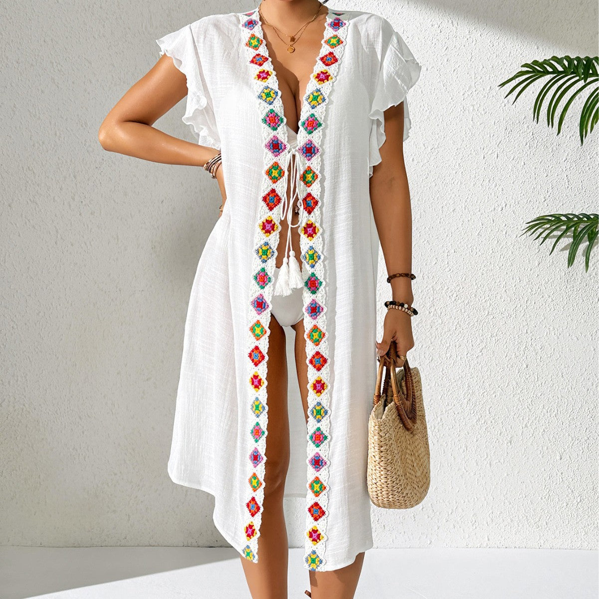 Hand Crochet Beach Cover-up