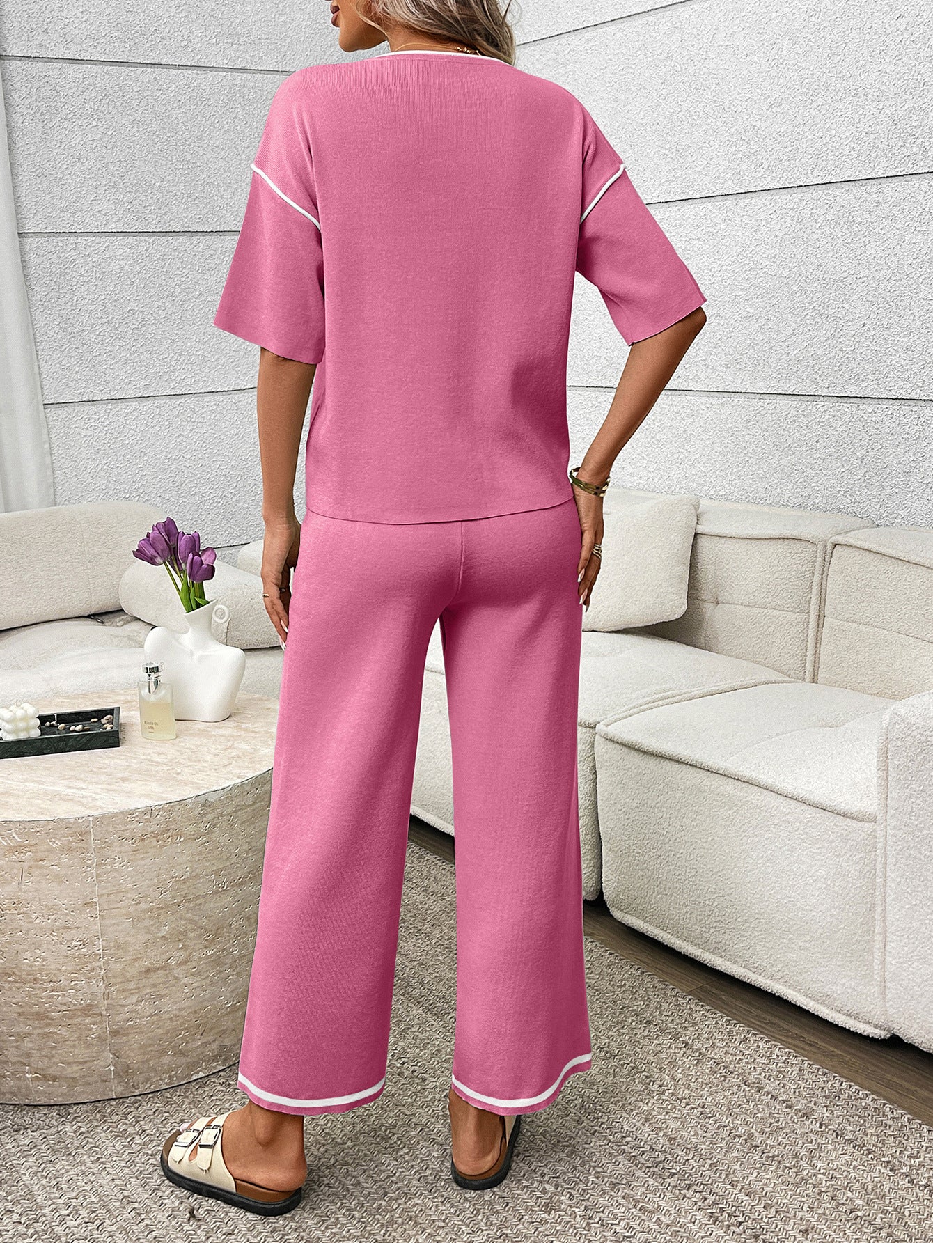 Summer Knit Two Piece Set