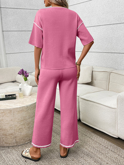 Summer Knit Two Piece Set