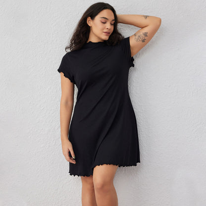 Black MOD Swing Dress
