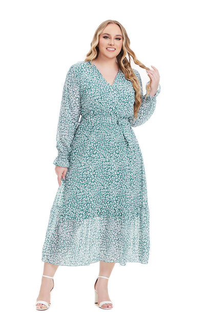 Long Sleeve Floral Dress