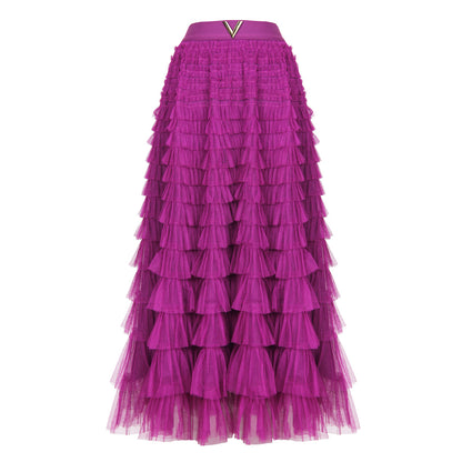Tulle Ruffle Skirt