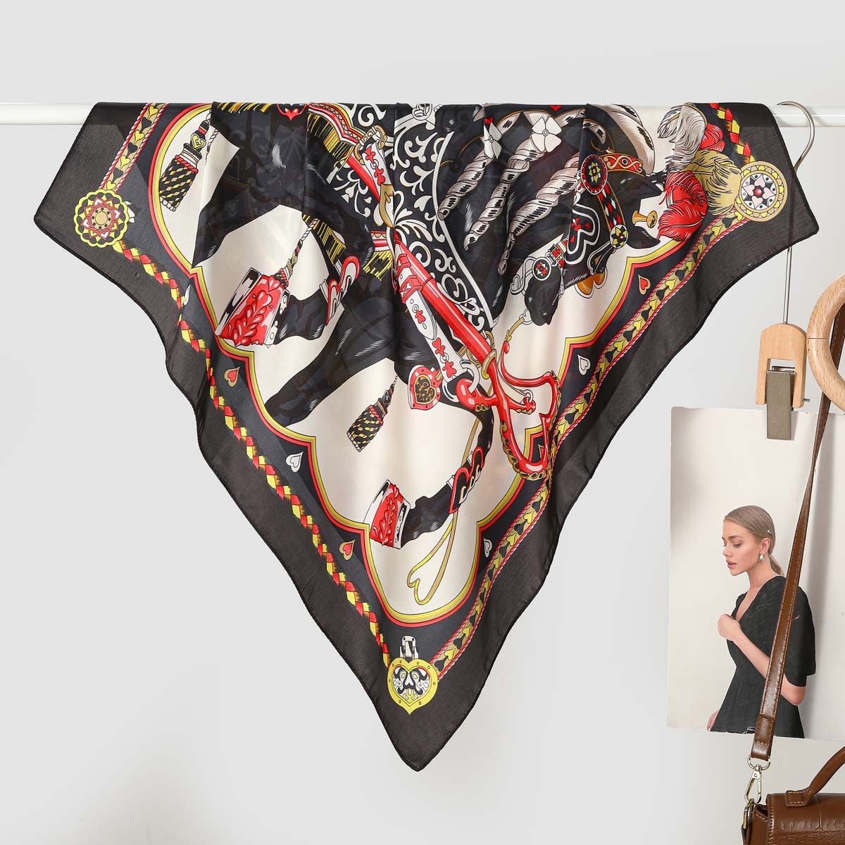 Four Seasons Artificial Silk Scarf