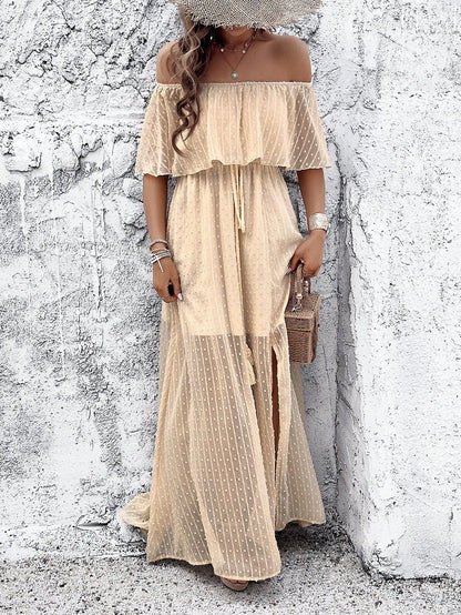 Tiana Apricot Dress