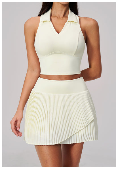 Breathable Tennis Pleated Skort