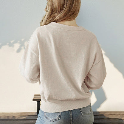 Round Neck Long Sleeve Sweater