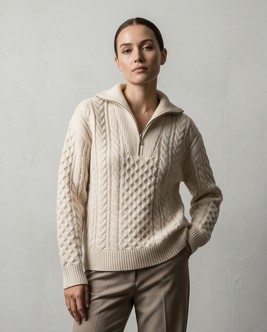 The Carlie Edition Half Zipper Sweater