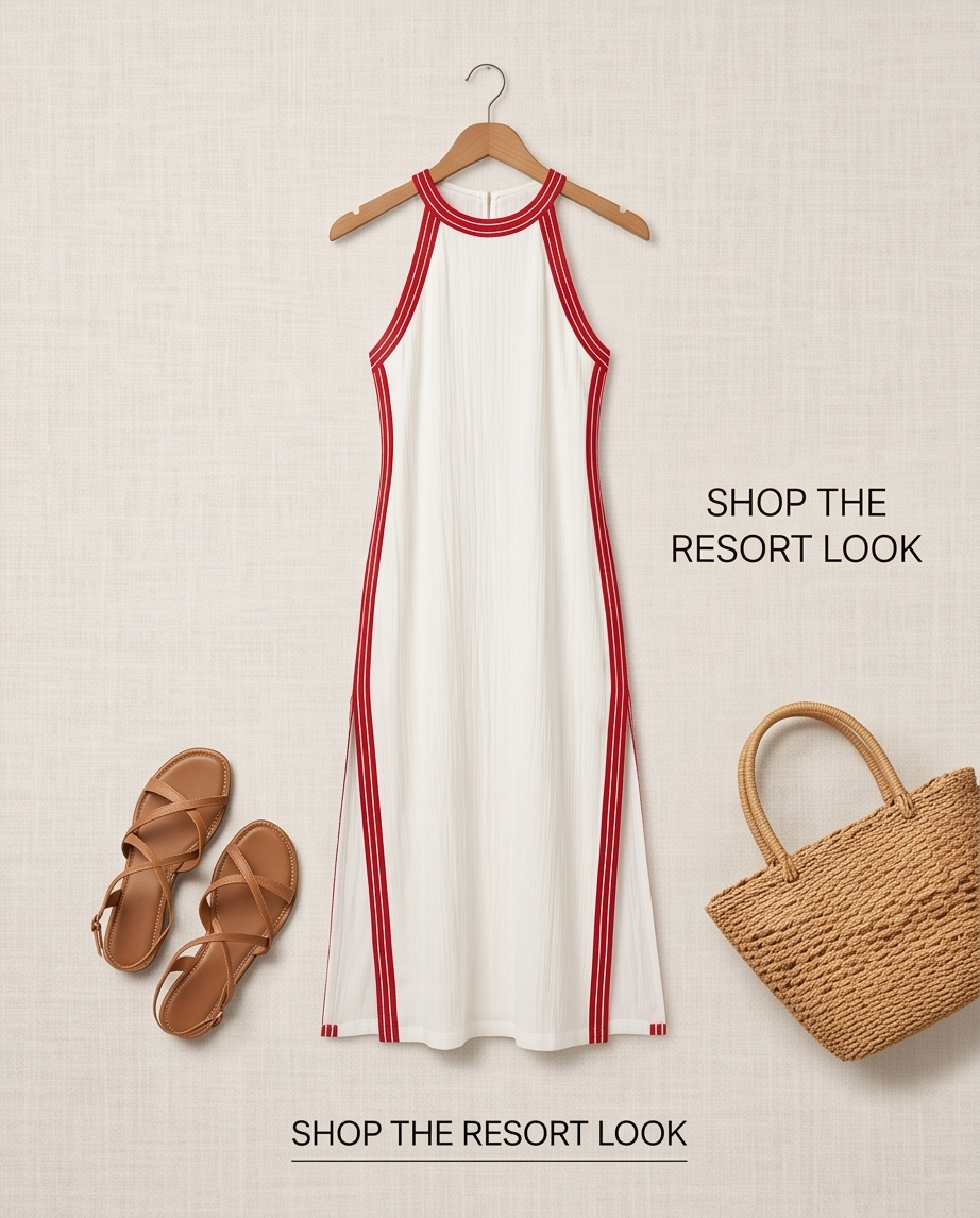 Slit Striped Sleeveless Maxi Dress