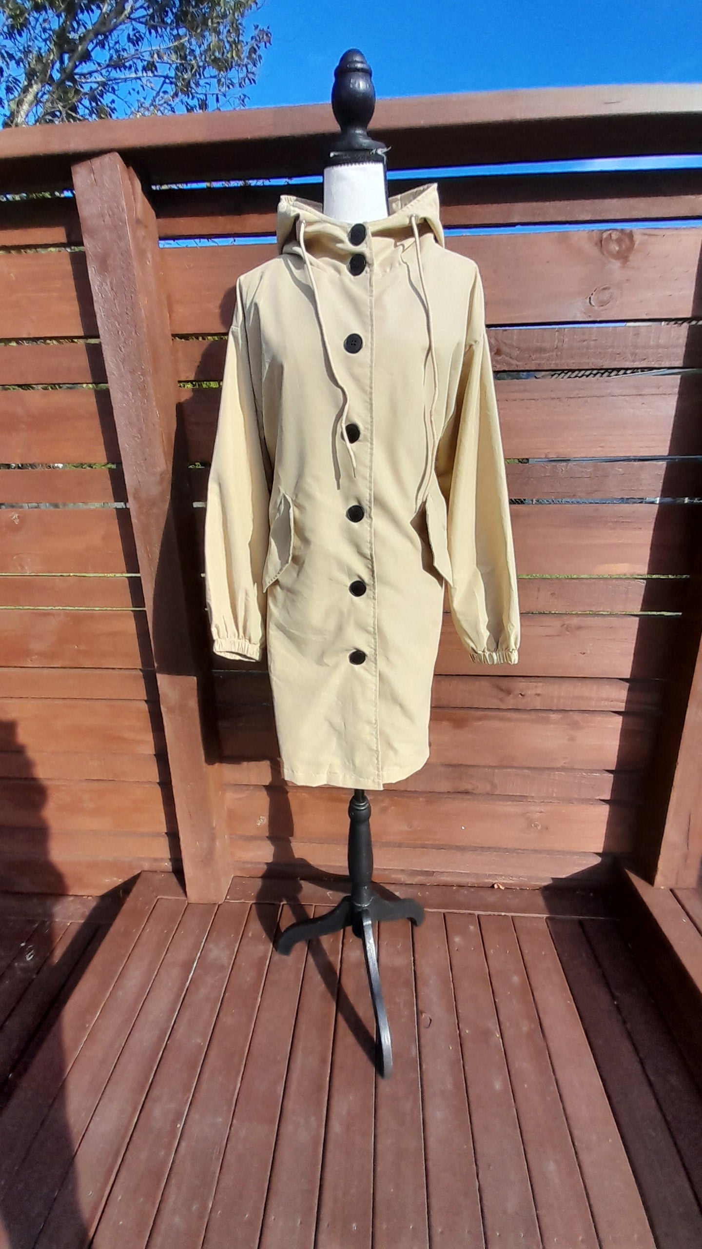 Khaki Button down Jacket, size XL-XXL