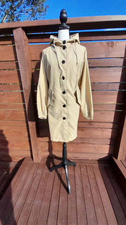 Khaki Button down Jacket, size XL-XXL