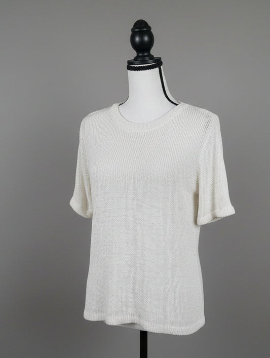 Ivory Sweater top, size: 10
