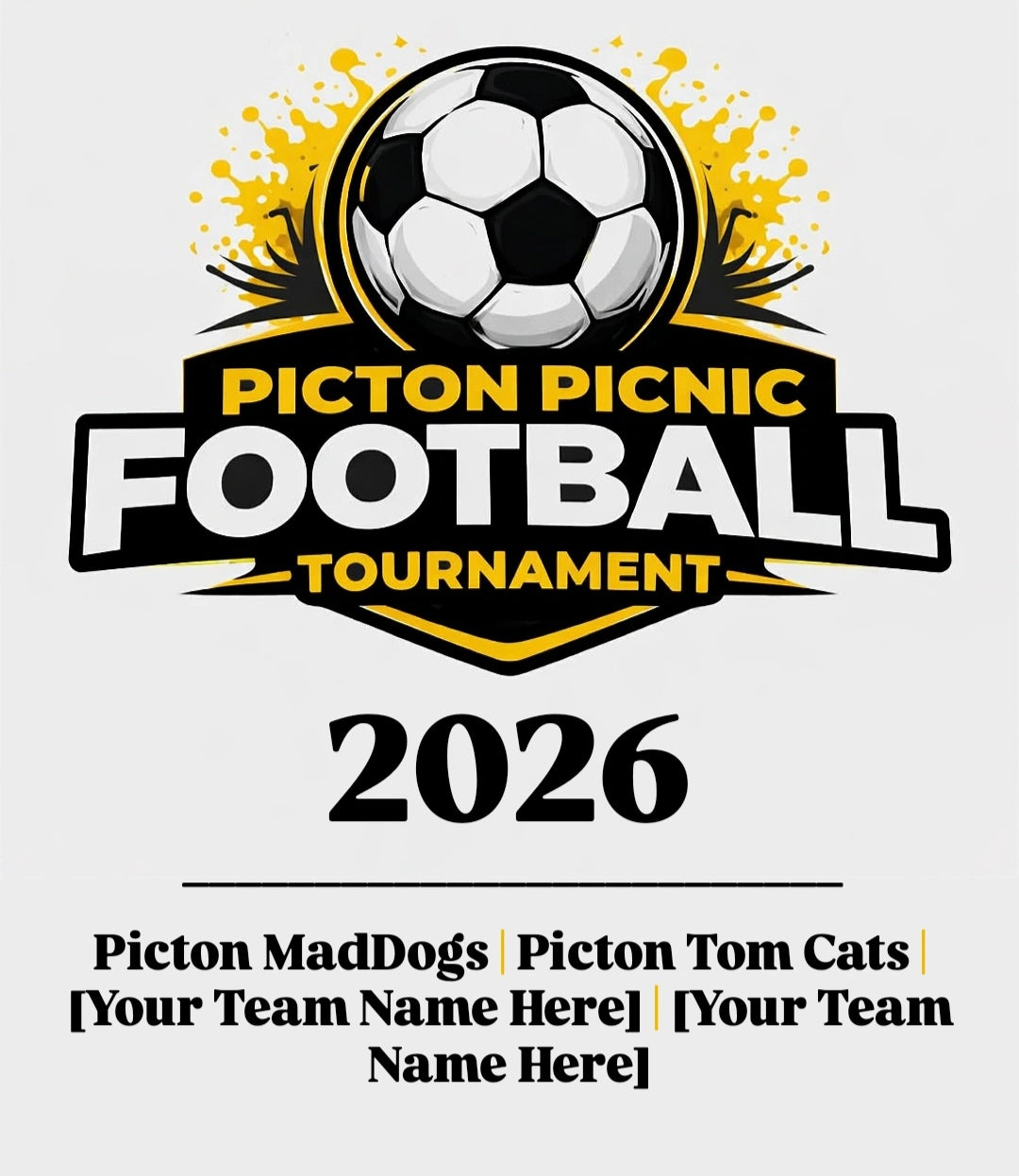 Picton Picnic Tournament T-shirt