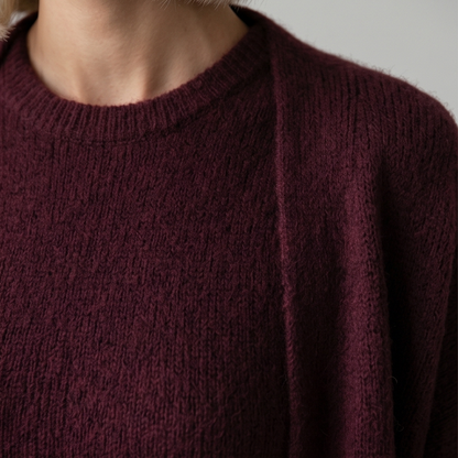 Knitted Cardigan & Dress Two-Piece Set