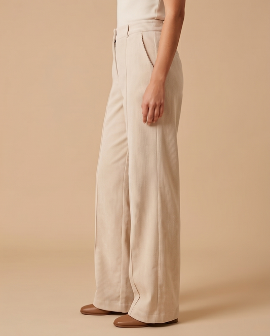 Corduroy Wide Leg Pants