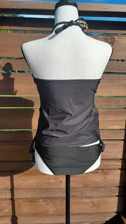 Black Halter Tankini, size XS-S
