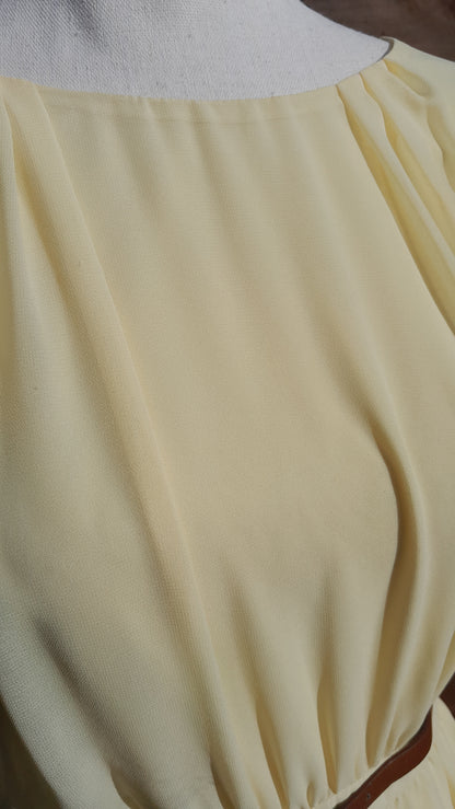 Butter Yellow Dress, size 12