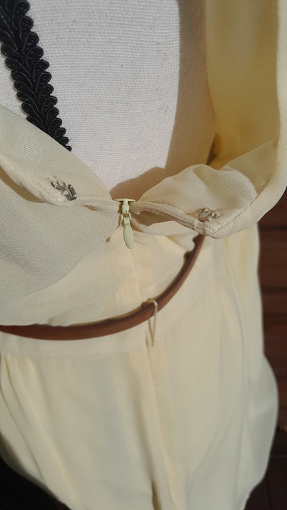 Butter Yellow Dress, size 12