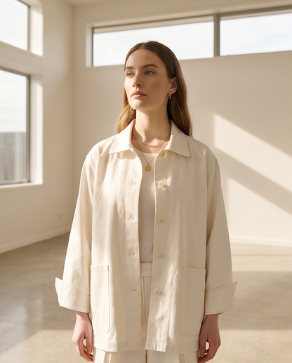 Twill Cotton Long Sleeve Shirt