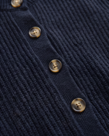 Simple Navy Blue Cardigan