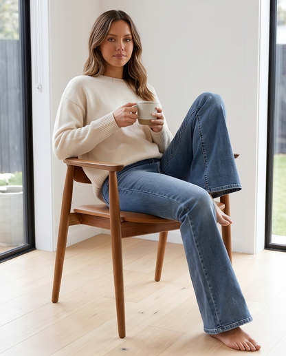 Back Pocket Embroidered Jeans