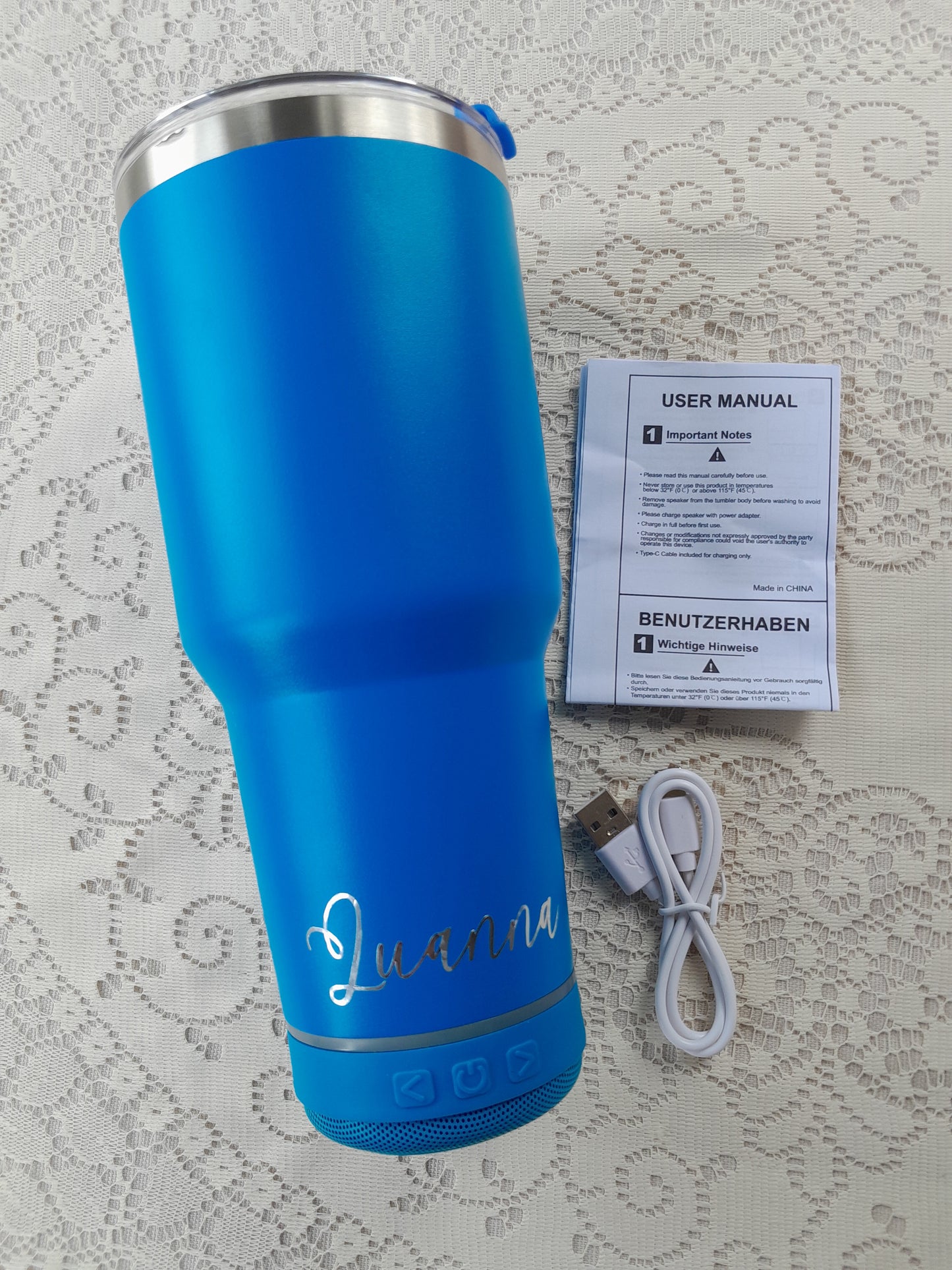 Stainless Steel Speaker Tumbler