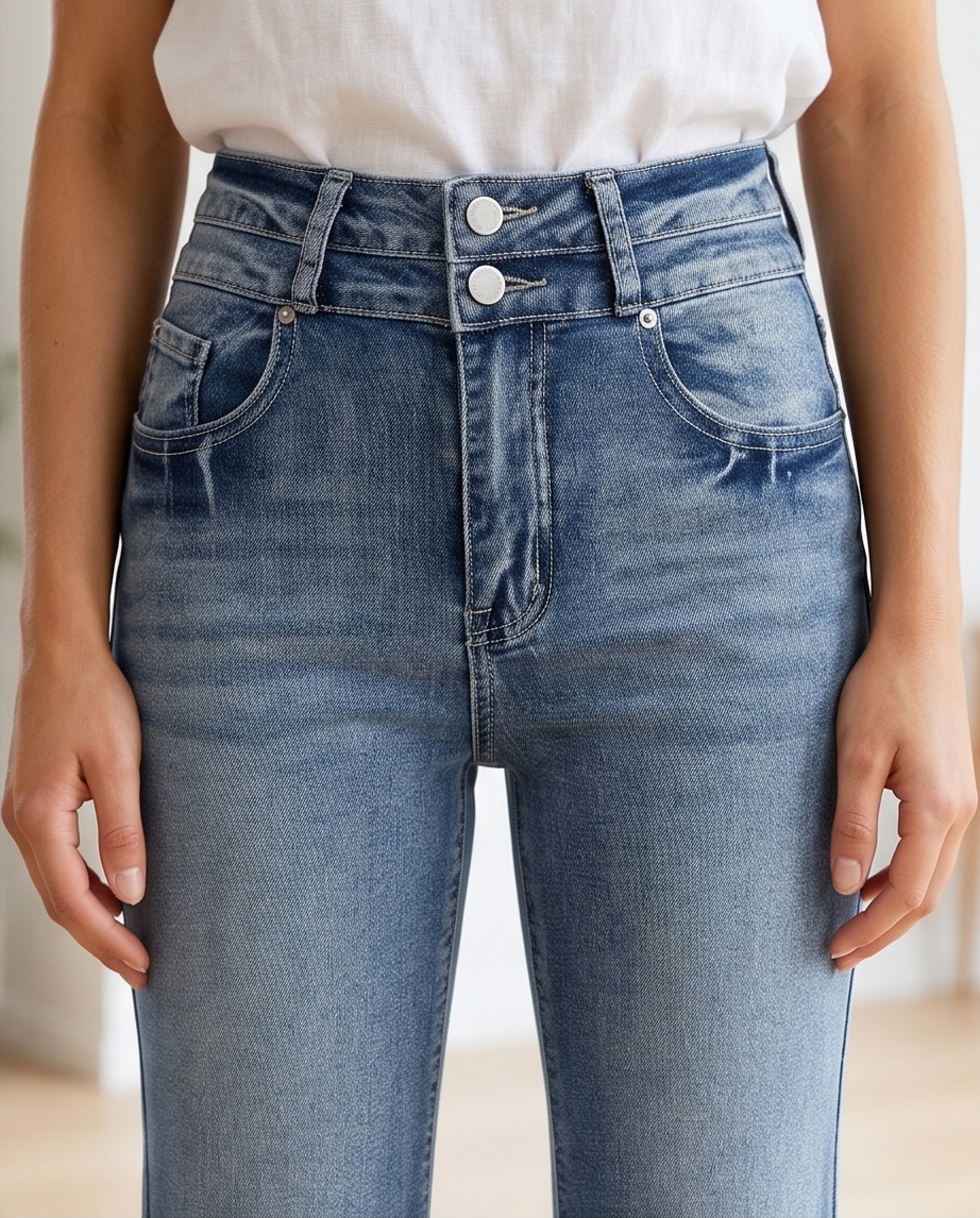 Back Pocket Embroidered Jeans