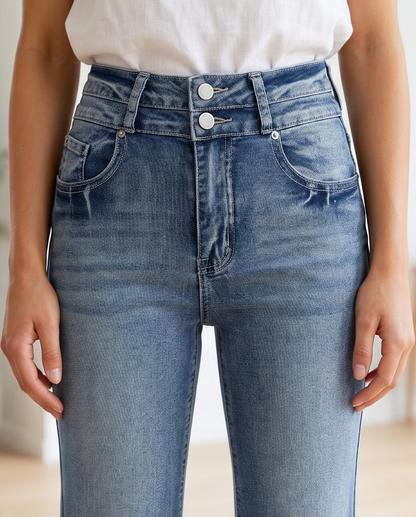 Back Pocket Embroidered Jeans