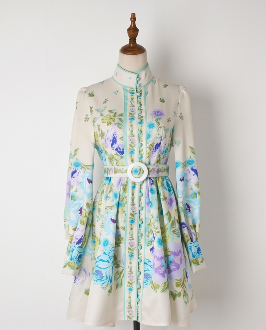 Floral Short Dress
