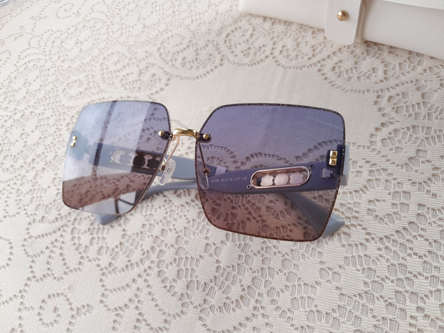 Square Frameless Sunglasses