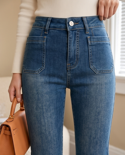 Flared Denim Jeans
