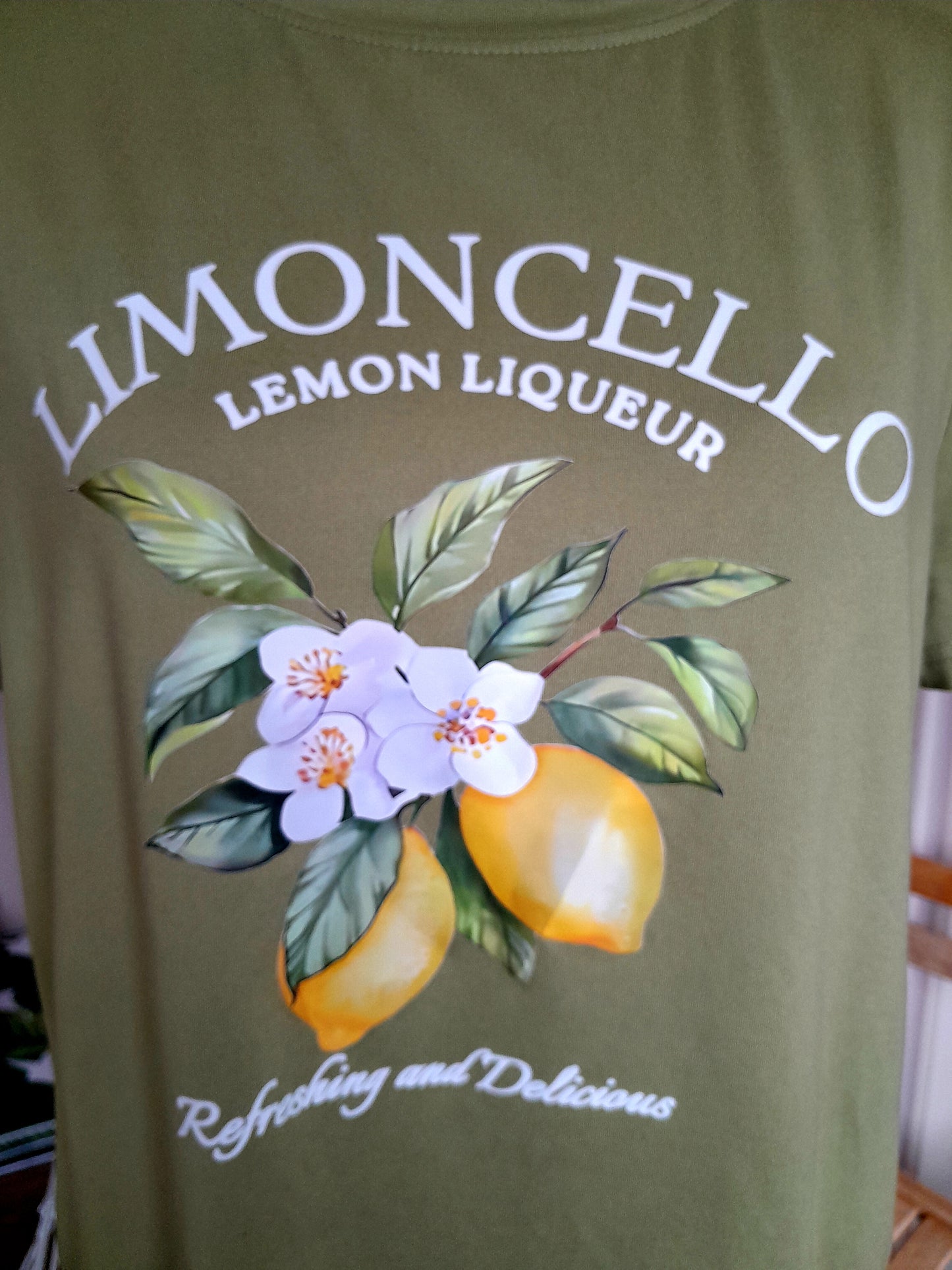 Green Limoncello T-shirt, size L