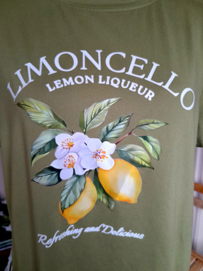 Green Limoncello T-shirt, size L