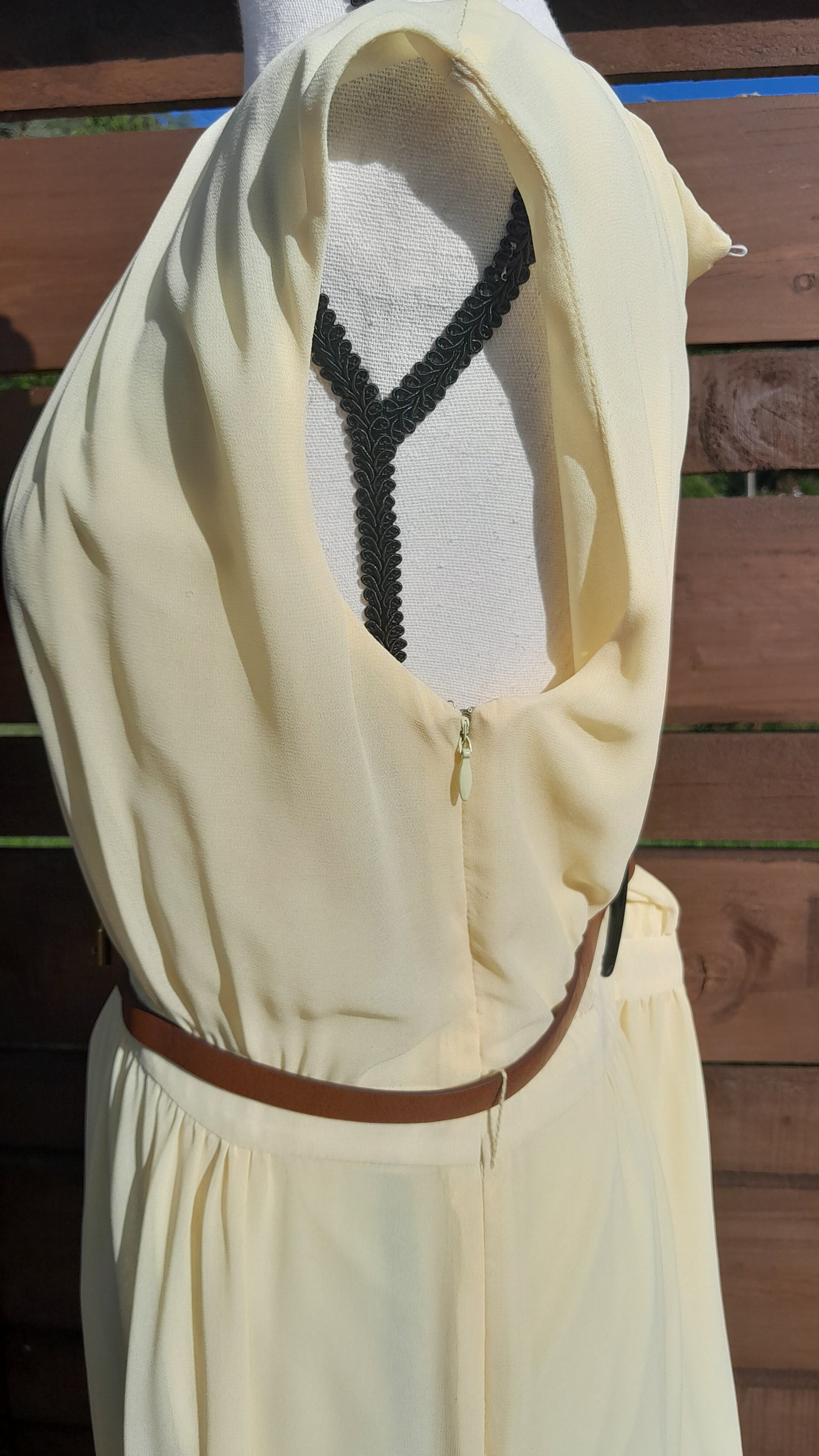 Butter Yellow Dress, size 12