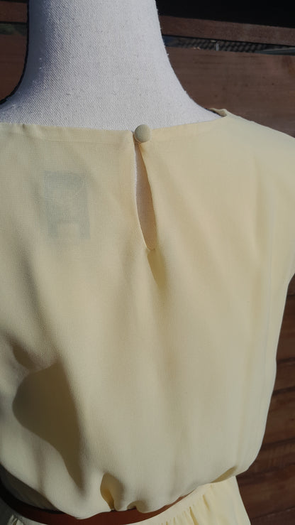 Butter Yellow Dress, size 12