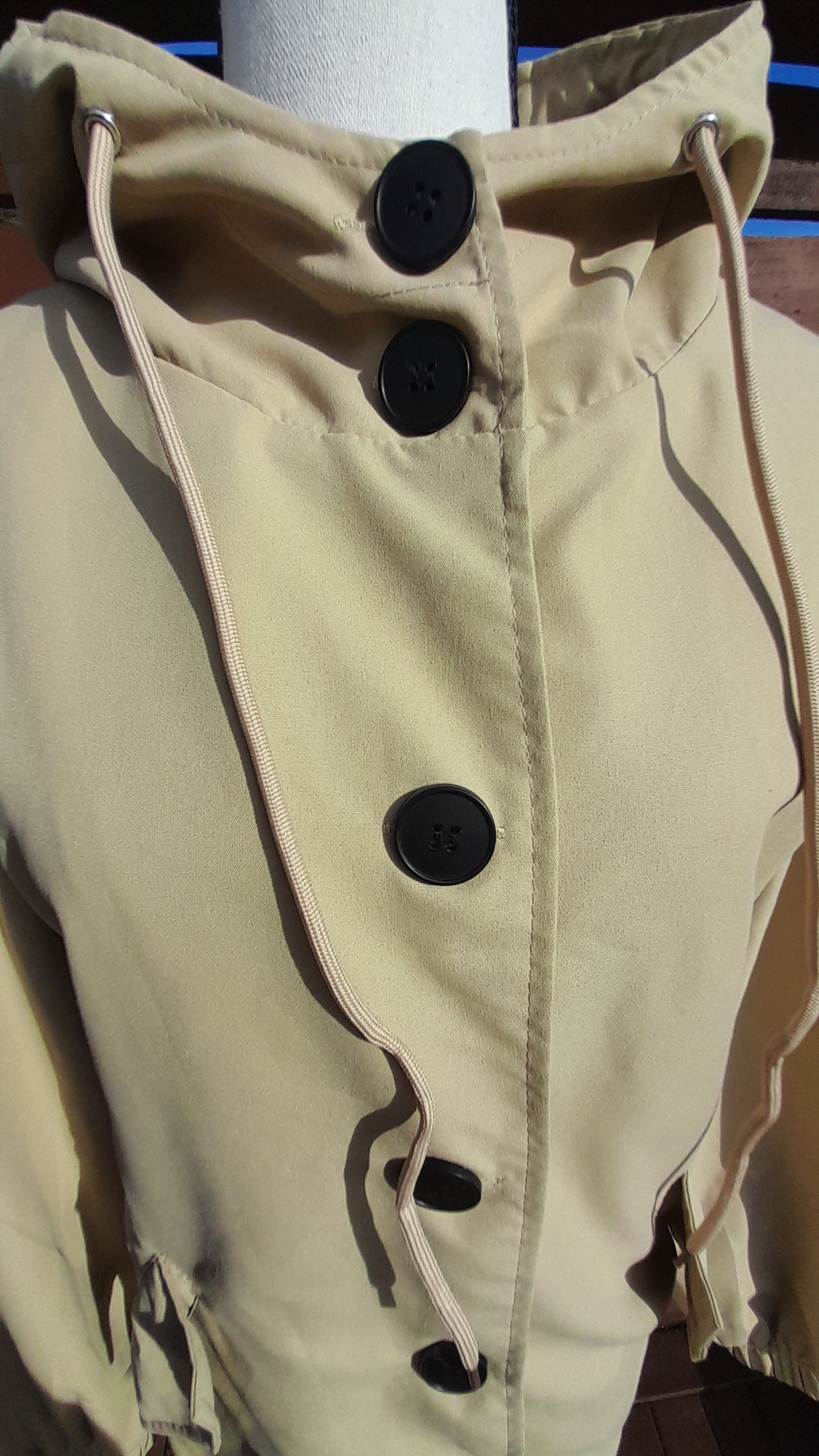 Khaki Button down Jacket, size XL-XXL