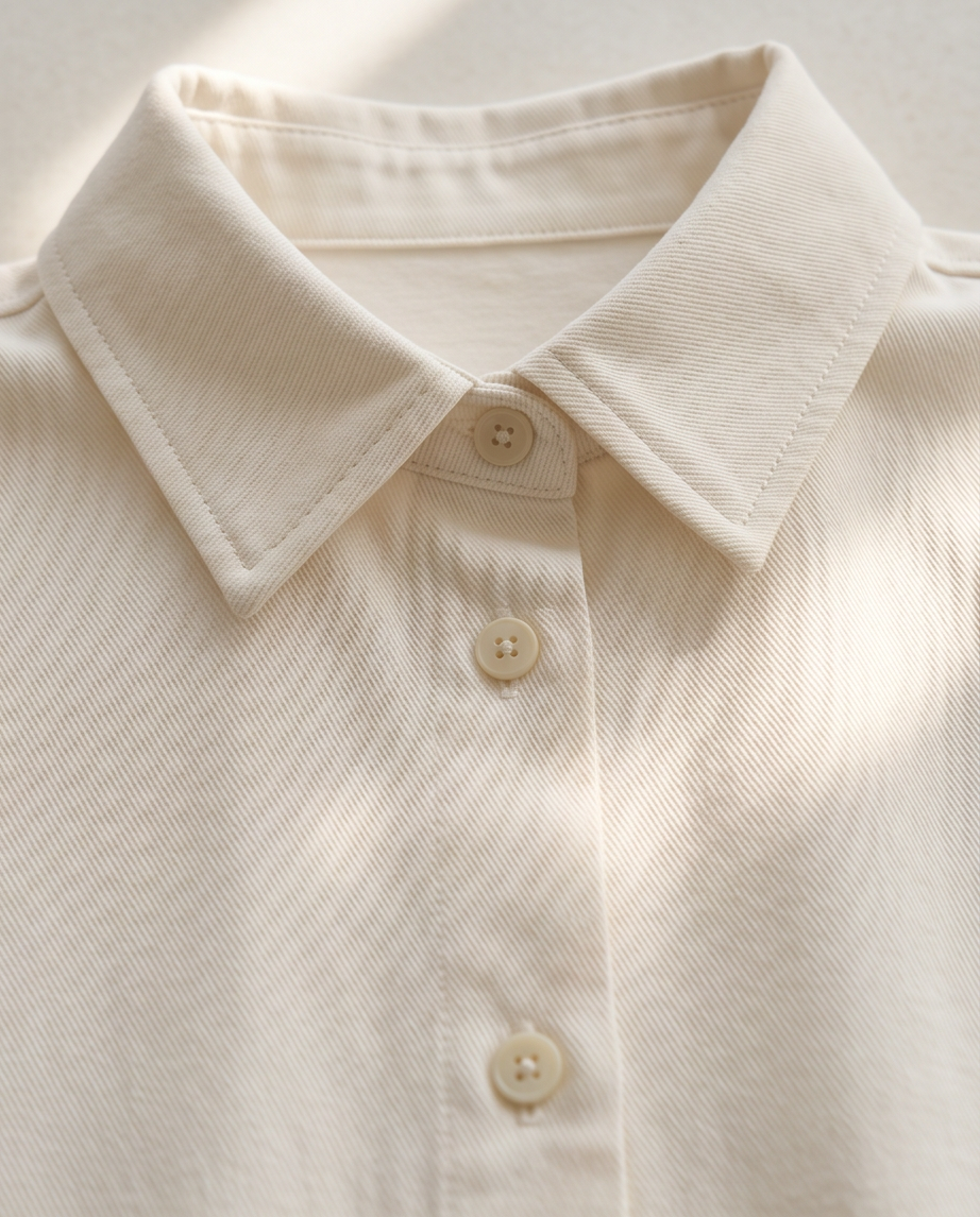 Twill Cotton Long Sleeve Shirt