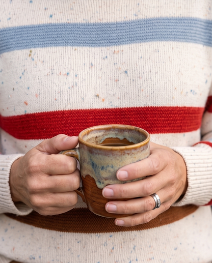 Striped Crew Neck Long Sleeve Sweater