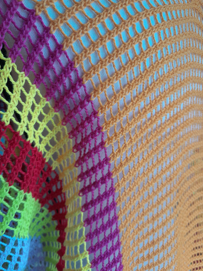 Bella Striped Beach Cover-up