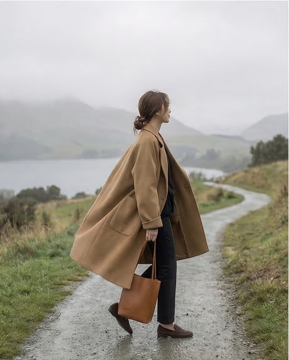 Loose Woolen Coat