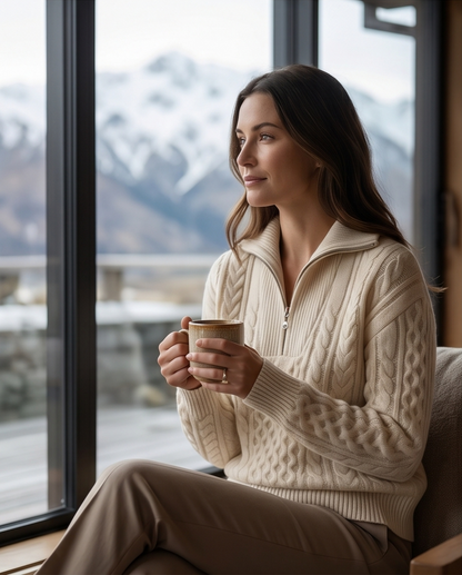 The Carlie Edition Half Zipper Sweater