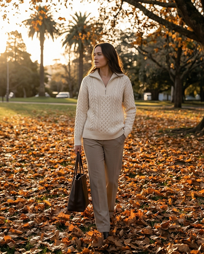 The Carlie Edition Half Zipper Sweater