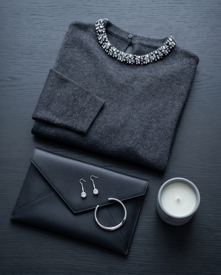 Diamond Collar Sweater top