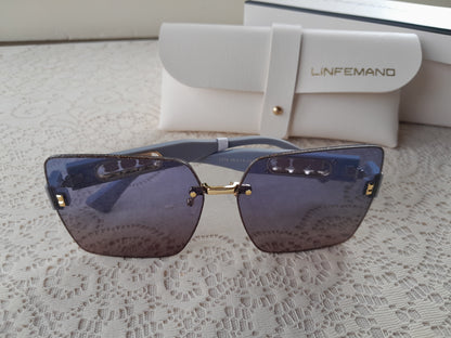 Square Frameless Sunglasses