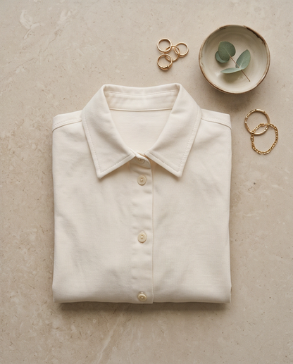 Twill Cotton Long Sleeve Shirt