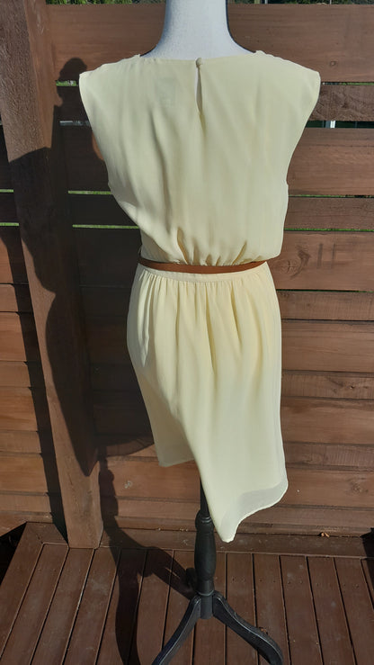 Butter Yellow Dress, size 12